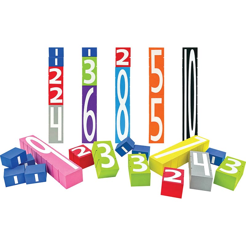 Number Stax Stacking Foam Blocks - Math - Teacher Created Resources