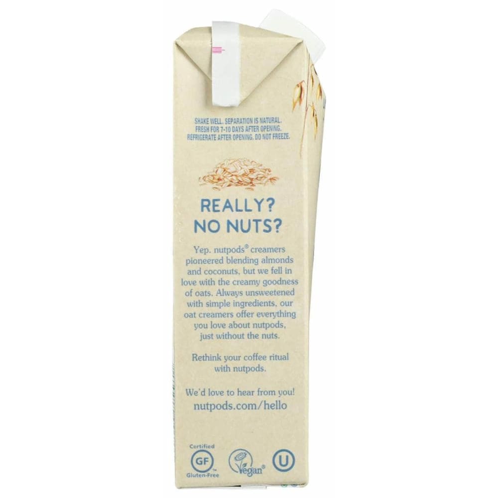 NUTPODS Nutpods Oat French Vanilla, 11.2 Fo