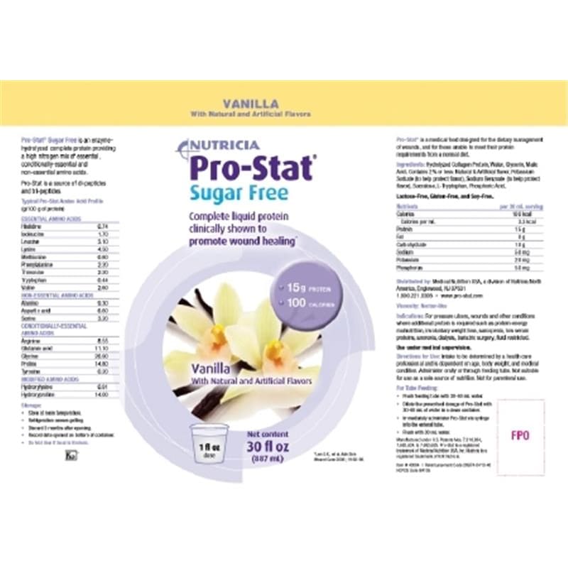 Nutricia Prostat Sugar Free 30 Oz. Vanilla - Nutrition >> Nutritional Supplements - Nutricia