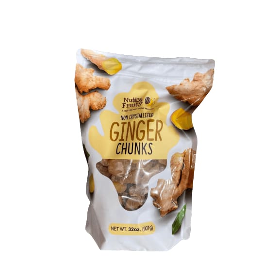 Nutty & Fruity Nutty & Fruity Non Crystalized Ginger Chunks, 32 oz.