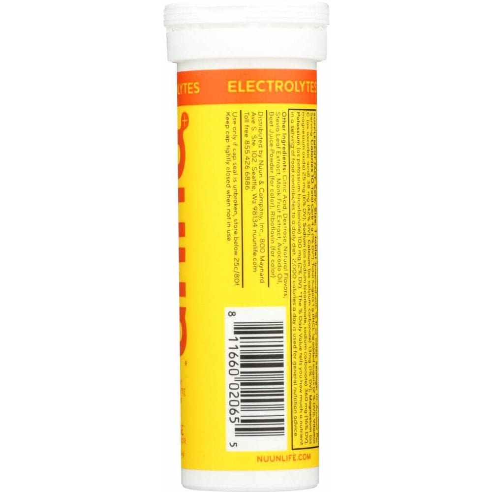 Nuun Nuun Beverage Tube Orange, 10 tb