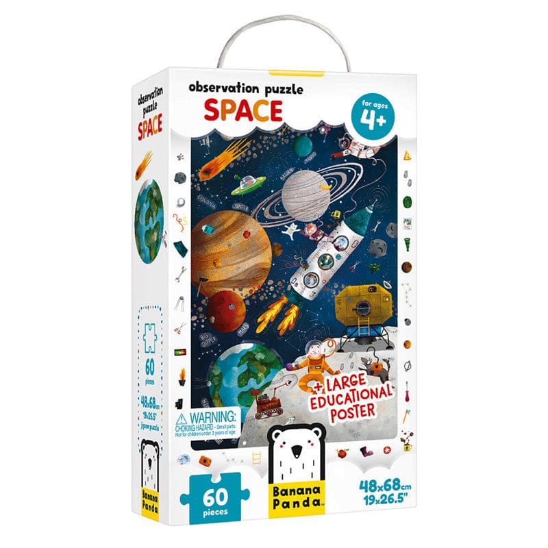 Observation Puzzle Space (Pack of 2) - Puzzles - Banana Panda