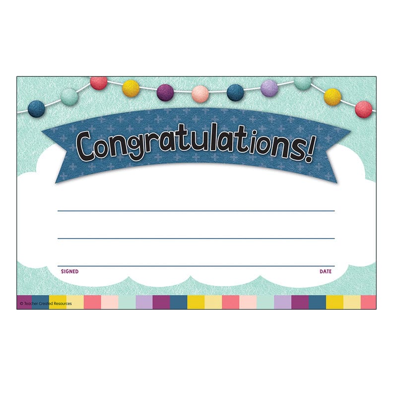 Oh Happy Day Congratulations Awards (Pack of 10) - Awards - Teacher Created Resources