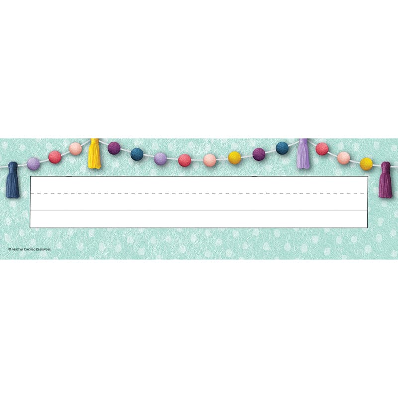 Oh Happy Day Flat Name Plates (Pack of 10) - Name Plates - Teacher Created Resources