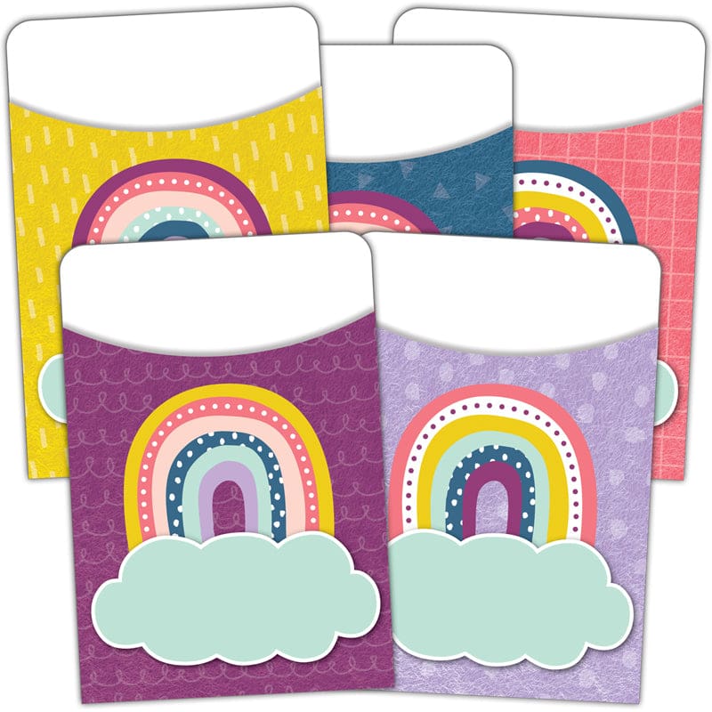 Oh Happy Day Library Pockets (Pack of 10) - Library Cards - Teacher Created Resources