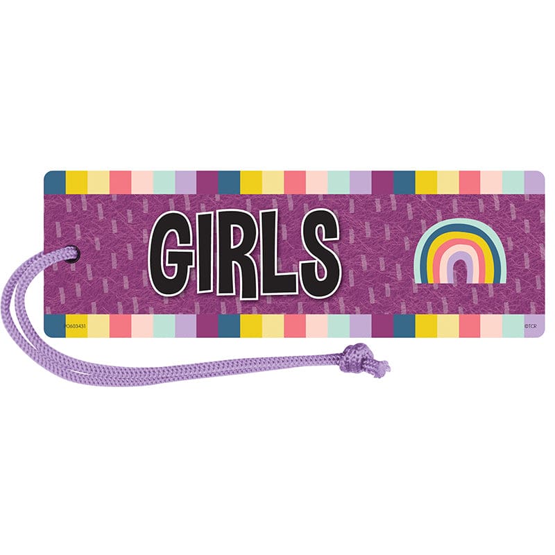 Oh Happy Day Magnetic Girls Pass (Pack of 12) - Hall Passes - Teacher Created Resources