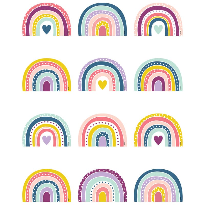 Oh Happy Day Rainbows Mini Accents (Pack of 10) - Accents - Teacher Created Resources