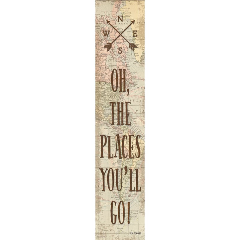 Oh The Places Youll Go Banner Travel The Map (Pack of 10) - Banners - Teacher Created Resources