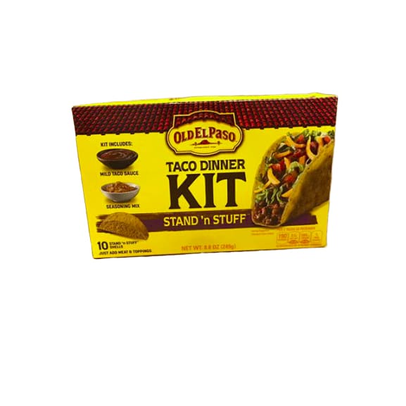 Old El Paso Stand 'N Stuff Taco Dinner Kit, 10 Count, 8.8 oz - ShelHealth.Com