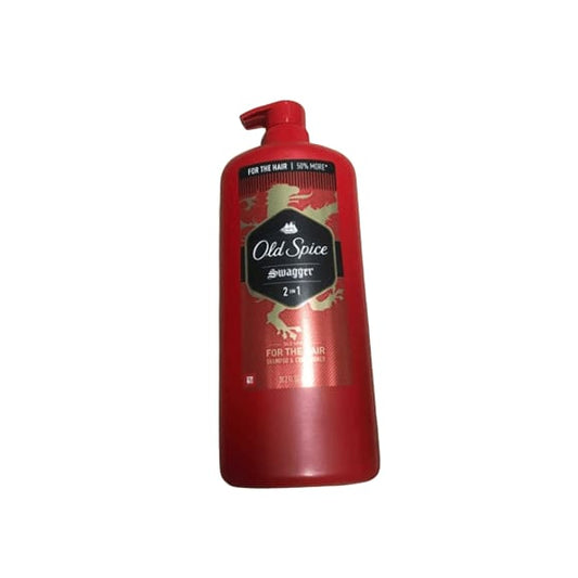 Old Spice Swagger Men's 2 in 1 Shampoo and Conditioner, 38.2 fl. oz. - ShelHealth.Com