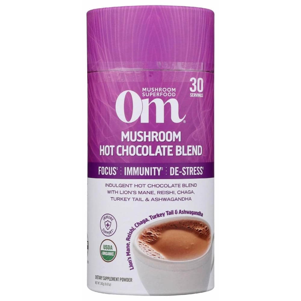 OM MUSHROOMS Grocery > Beverages OM MUSHROOMS: Mushroom Hot Chocolate Blend, 240 gm