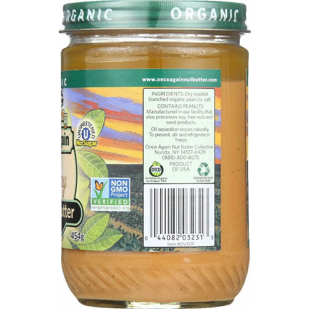 Once Again Once Again Peanut Butter Smooth Organic, 16 oz