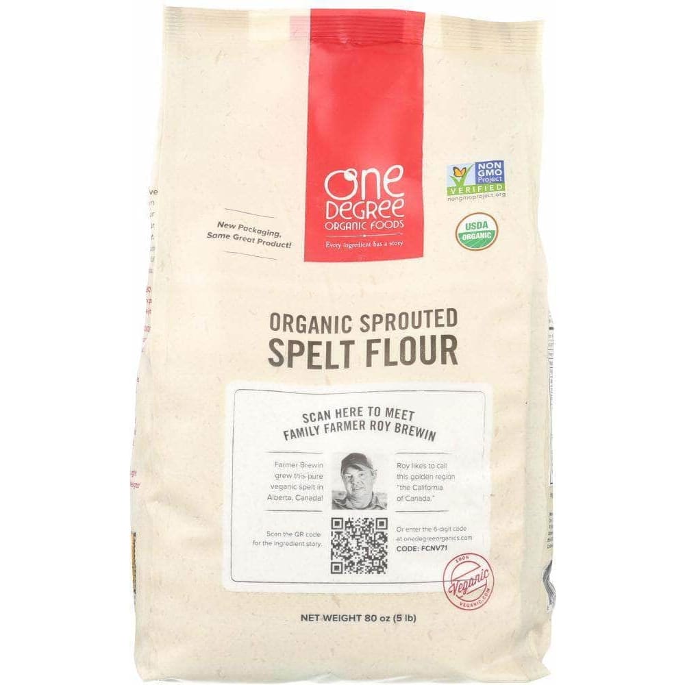 One Degree One Degree Organic Sprouted Spelt Flour, 80 Oz