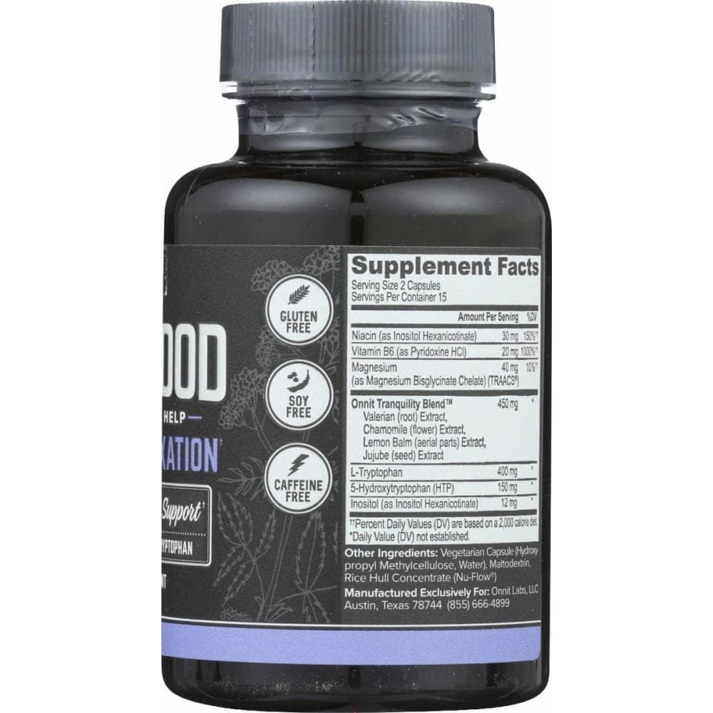 ONNIT New ONNIT: New Mood Daily Stress and Mood Support, 30 cp