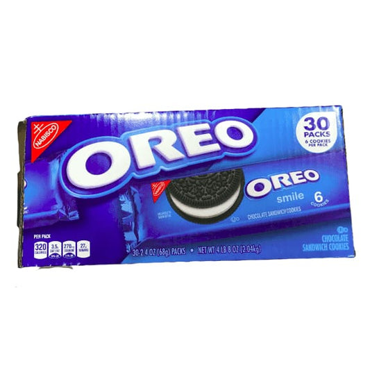 Oreo Chocolate Sandwich Cookies (6 count ea., 30 pk.) - ShelHealth.Com