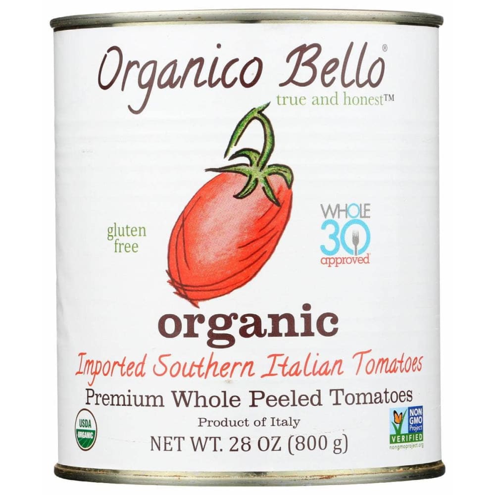 ORGANICO BELLO Grocery > Meal Ingredients > Sauces ORGANICO BELLO: Organic Premium Whole Peeled Tomatoes, 28 oz