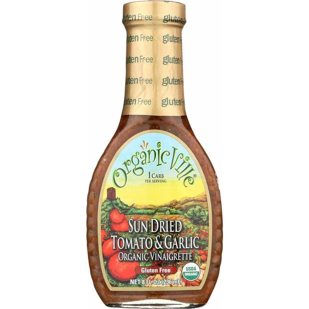 Organicville Organicville Dressing Vinaigrette Sundried Tomato Garlic Organic, 8 oz