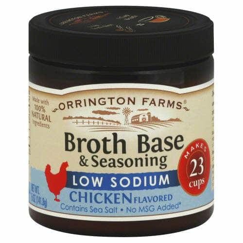 ORRINGTON FARMS ORRINGTON FARMS Low Sodium Chicken Flavored Broth Base And Seasoning, 5 oz