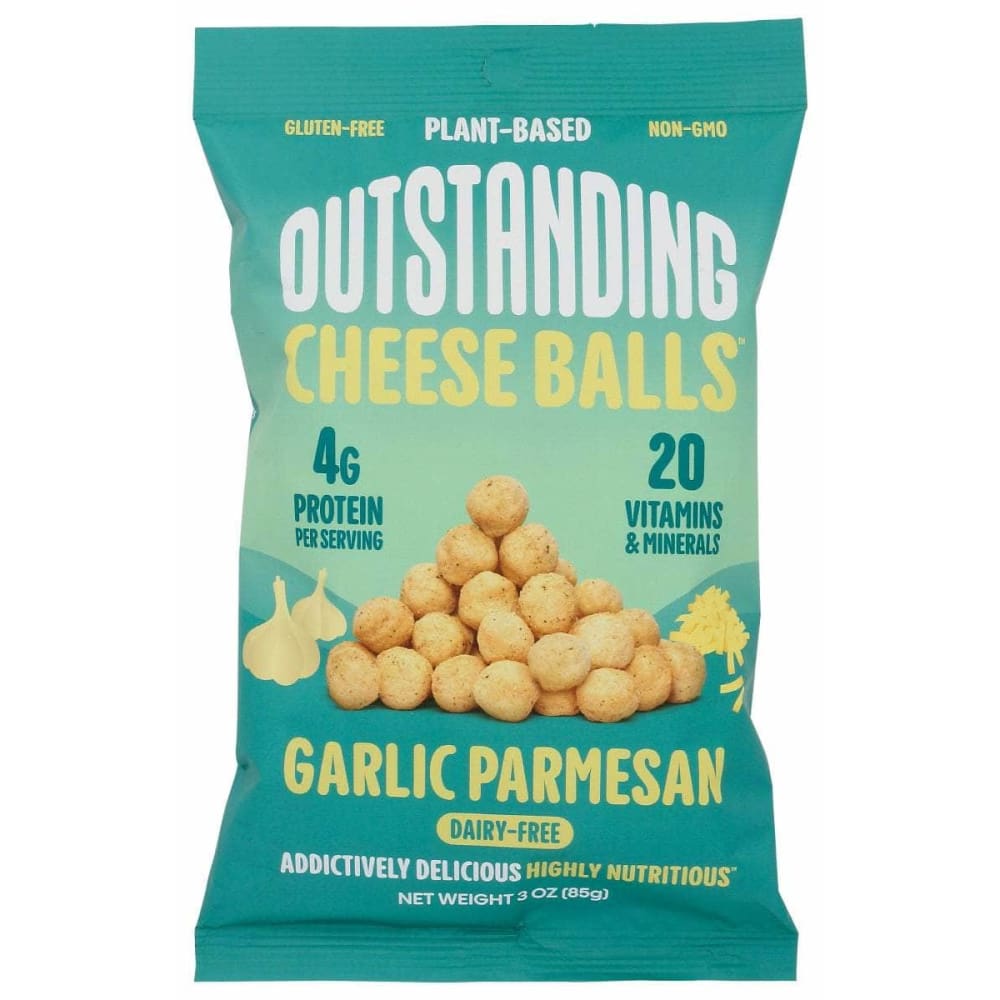 OUTSTANDING Grocery > Snacks OUTSTANDING: Garlic Parmesan Cheese Balls, 3 oz