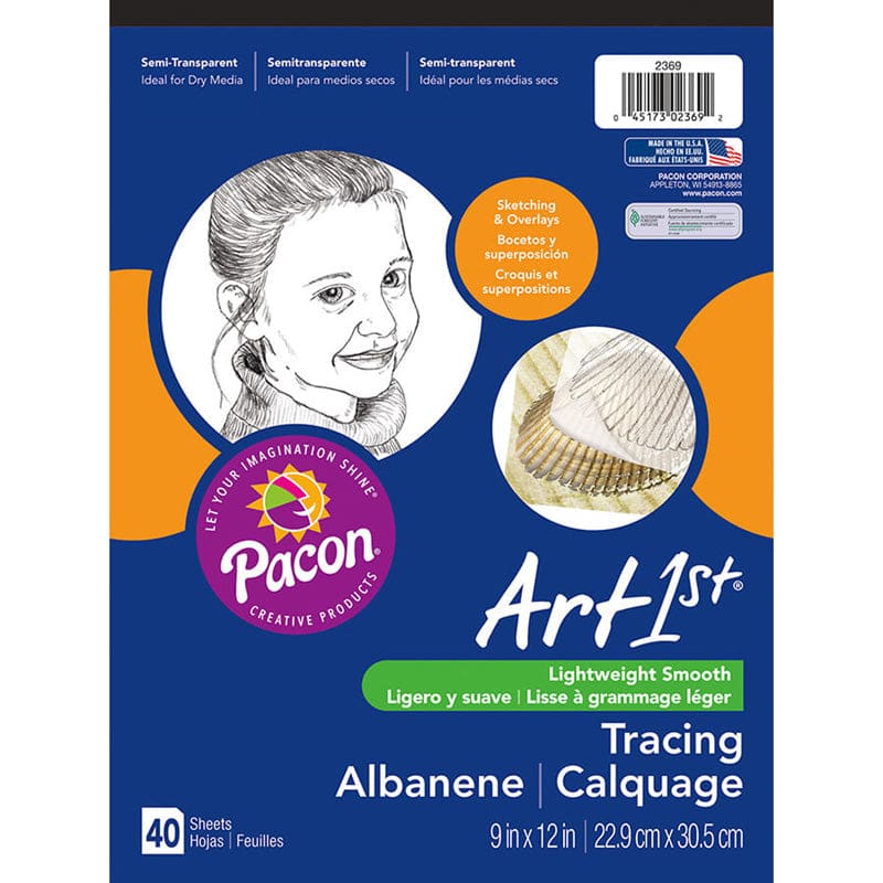 Pacon Tracing Pads 9 X 12 (Pack of 10) - Sketch Pads - Dixon Ticonderoga Co - Pacon