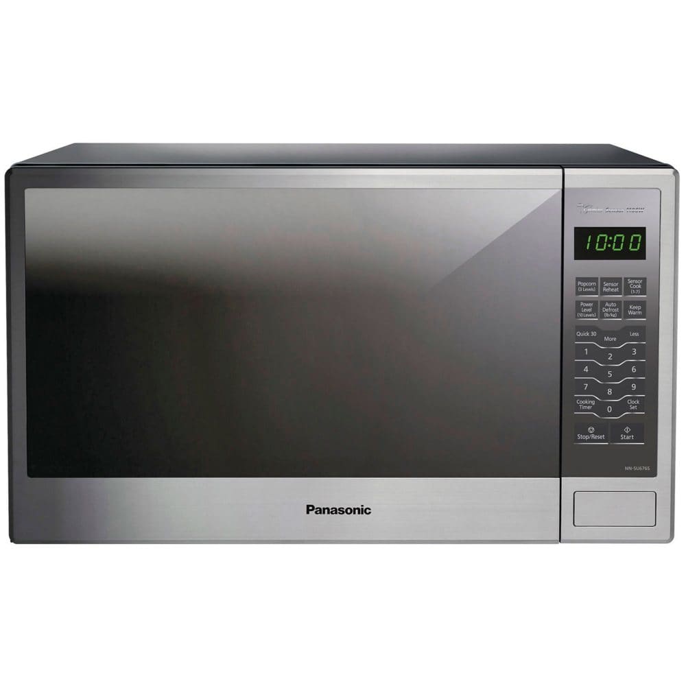 Panasonic Silver Countertop Microwave Oven 1.3 cu. ft with Genius Sensor 1100 Watts NN-SU676S - Microwaves - Panasonic