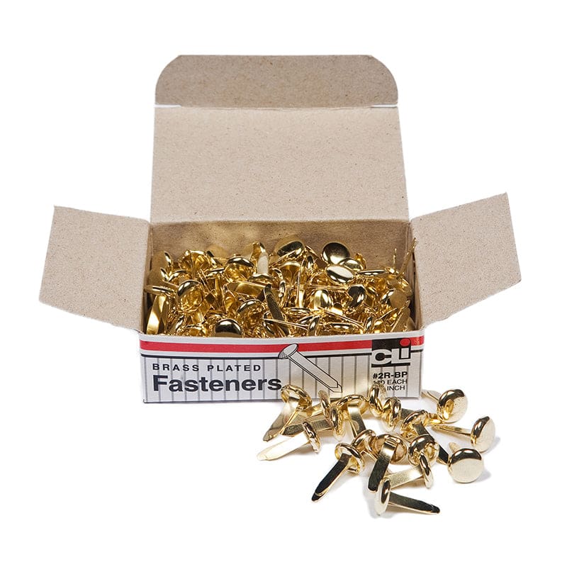 Paper Fasteners 1/2In Box Of 100 (Pack of 12) - Fasteners - Charles Leonard