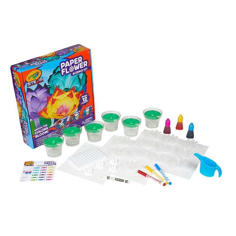 Paper Flower Science Kit - Art & Craft Kits - Crayola LLC