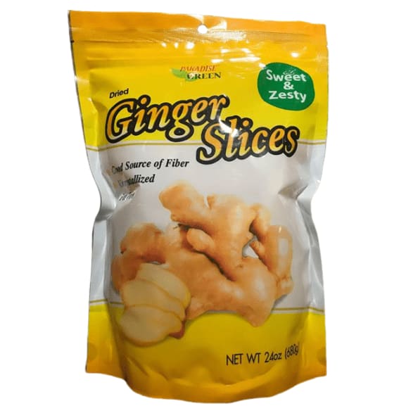 Paradise Green Dried Ginger Slices, 24 oz - ShelHealth.Com