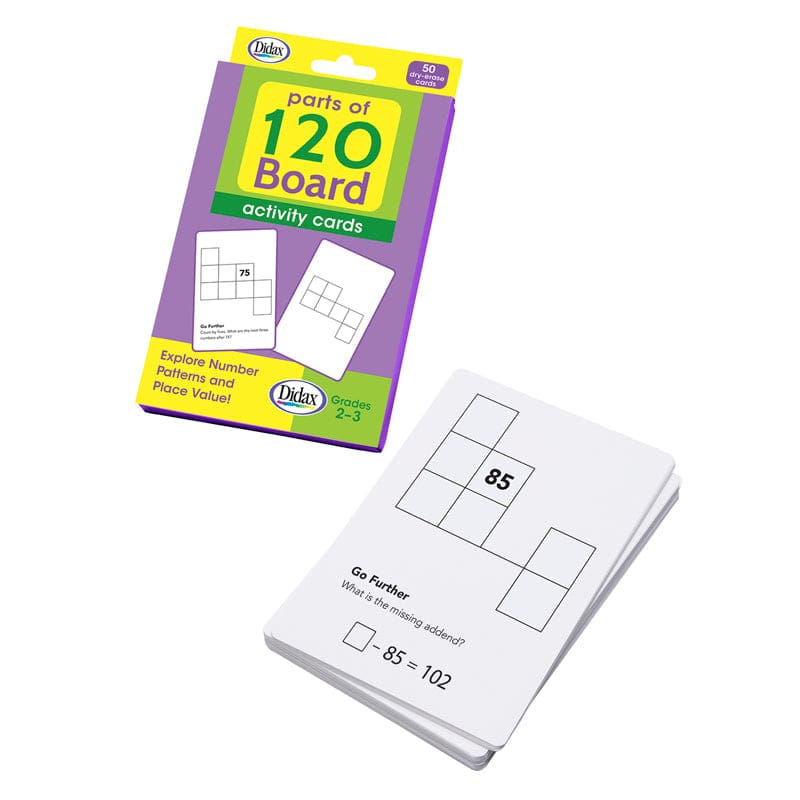 Parts Of 120 Board Activity Cards (Pack of 6) - Flash Cards - Didax