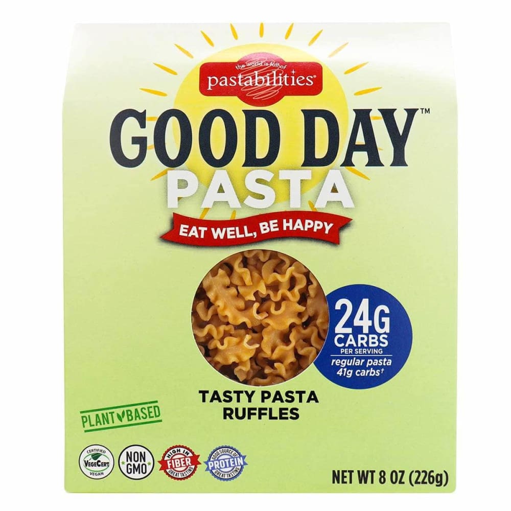 PASTABILITIES Grocery > Pantry > Pasta and Sauces PASTABILITIES: Pasta Good Day, 8 oz