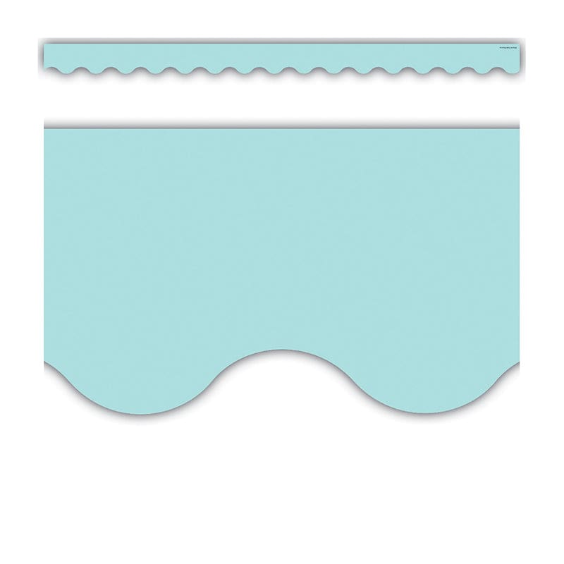 Pastel Blue Scalloped Border Trim (Pack of 10) - Border/Trimmer - Teacher Created Resources