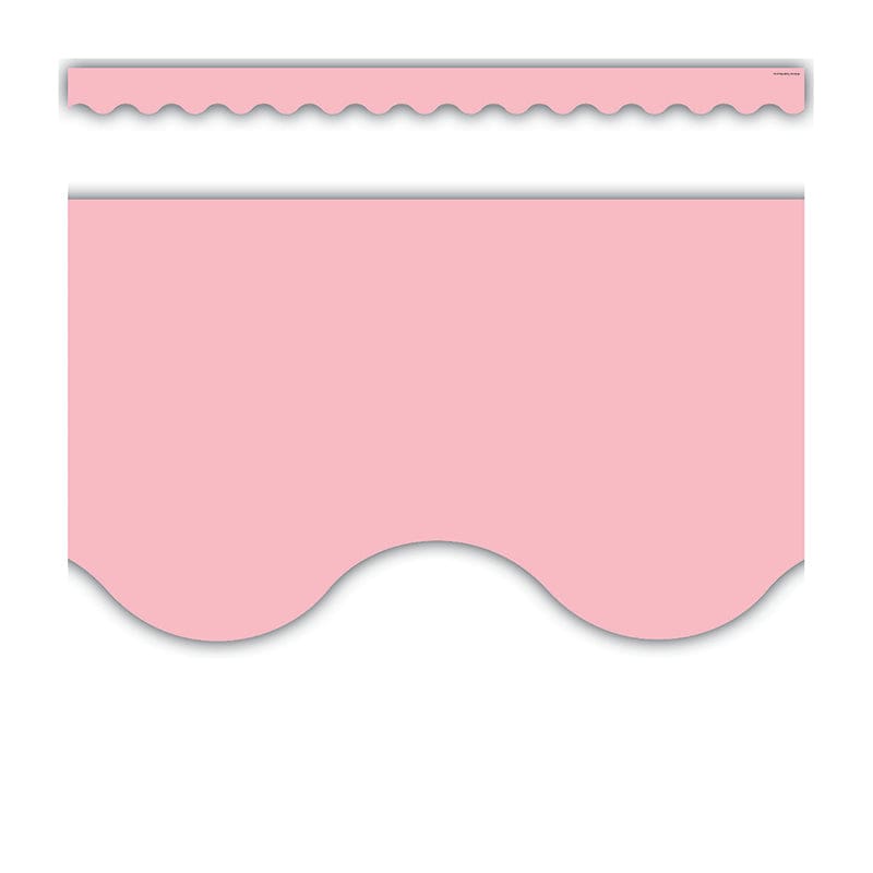 Pastel Pink Scalloped Border Trim (Pack of 10) - Border/Trimmer - Teacher Created Resources