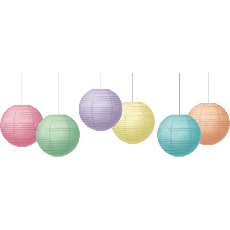 Pastel Pop 8In Hanging Papr Lantern (Pack of 6) - Accents - Teacher Created Resources