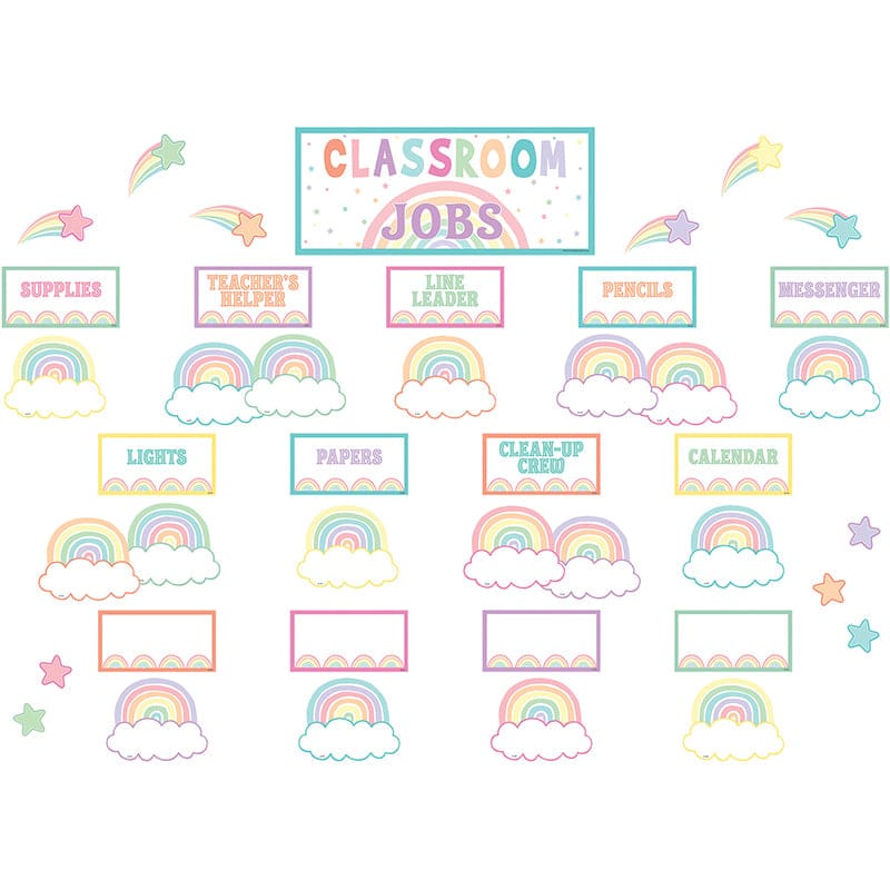 Pastel Pop Classroom Job Mini Bbs (Pack of 6) - Classroom Theme - Teacher Created Resources