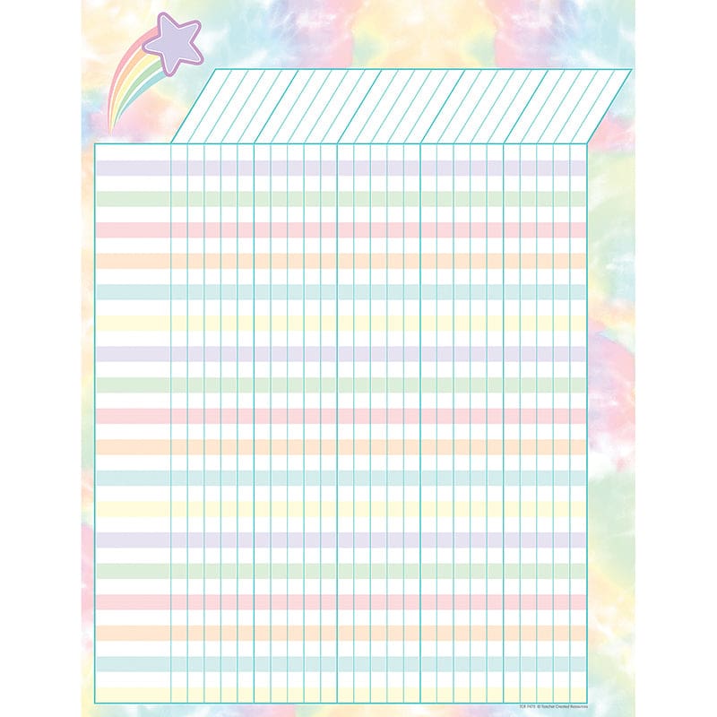 Pastel Pop Incentive Chart (Pack of 12) - Incentive Charts - Teacher Created Resources