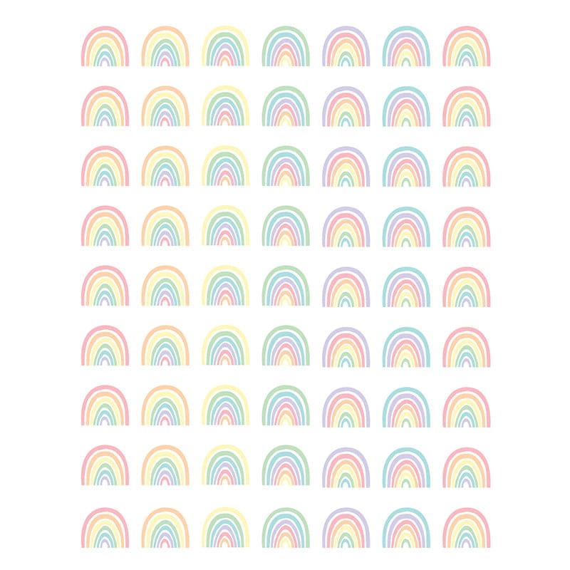 Pastel Pop Rainbows Mini Stickers (Pack of 12) - Stickers - Teacher Created Resources