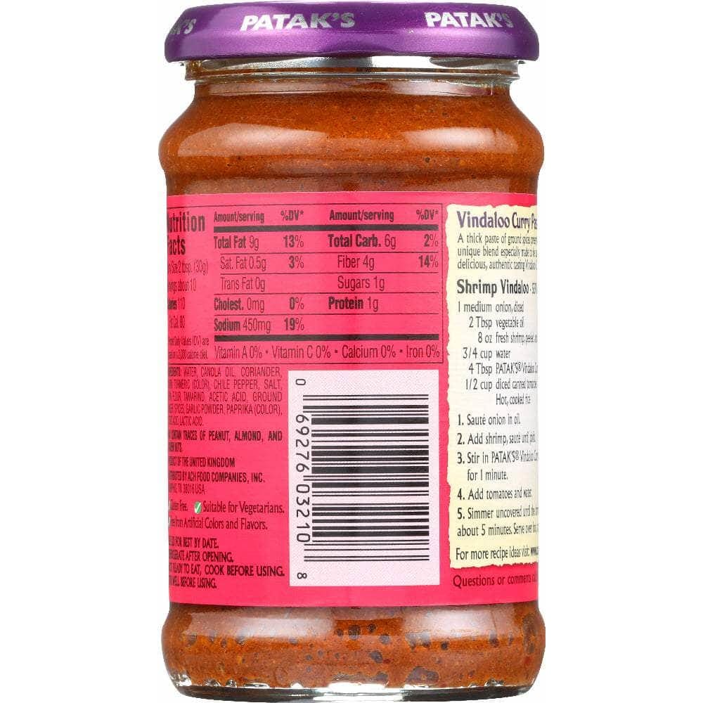 Pataks Pataks Paste Curry Vindaloo, 10 oz