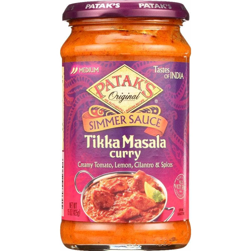 Pataks Patak's Tikka Masala Curry Cooking Sauce, 15 Oz