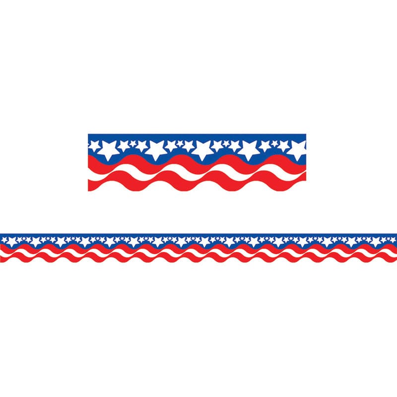 Patriotic Border Trim (Pack of 10) - Holiday/Seasonal - Teacher Created Resources