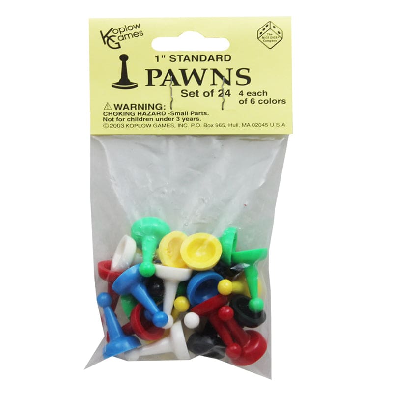 Pawns 24 Pack (Pack of 12) - Games - Koplow Games Inc.