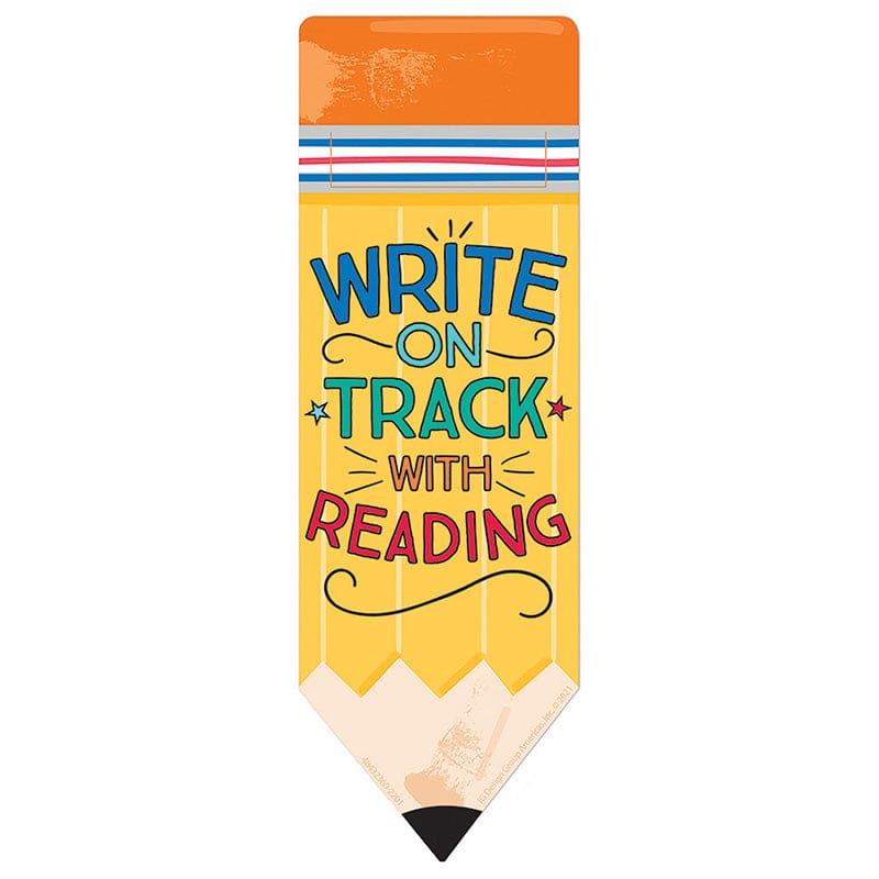 Pencil Write Track with Reding Bookmrk (Pack of 10) - Bookmarks - Eureka