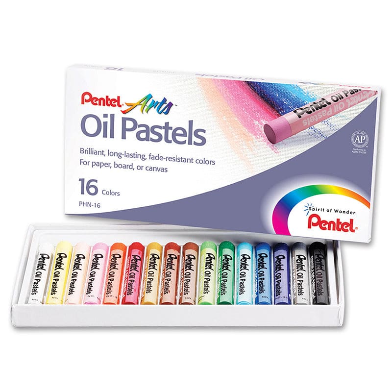 Pentel Oil Pastels 16 Ct (Pack of 12) - Pastels - Pentel Of America