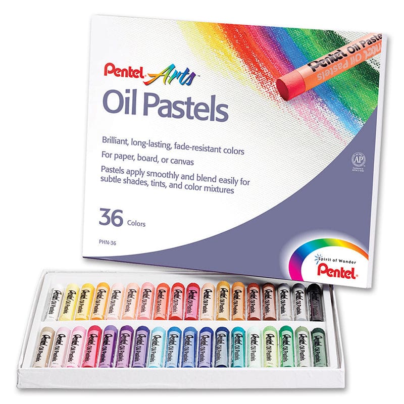 Pentel Oil Pastels 36 Ct (Pack of 10) - Pastels - Pentel Of America