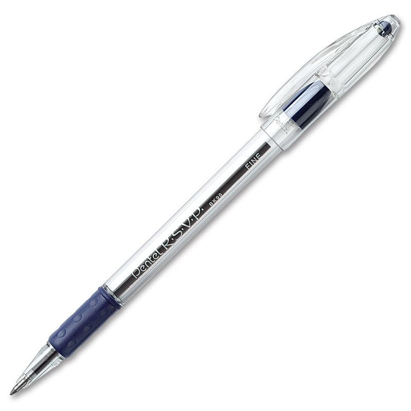 Pentel Rsvp Blue Fine Point Ballpoint Pen (Pack of 12) - Pens - Pentel Of America