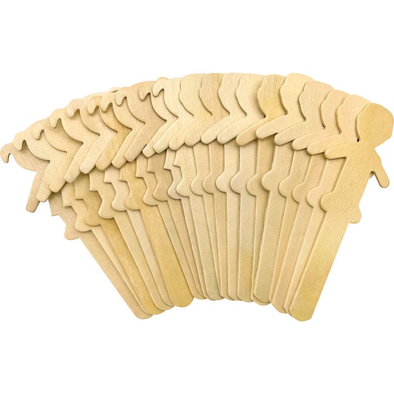 People-Shaped Craft Sticks 50 Count Stem Basics (Pack of 6) - Craft Sticks - Teacher Created Resources