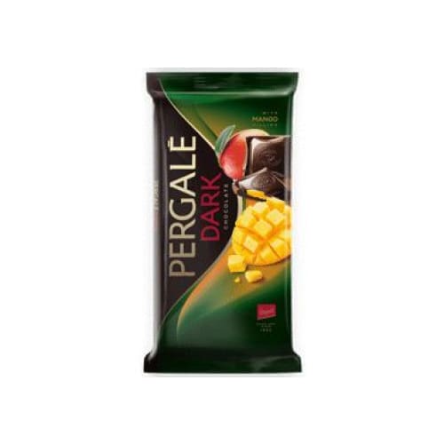 PERGALE Dark Chocolate with Mango Filling Candy Bar 3.5 oz (100 g) - PERGALE