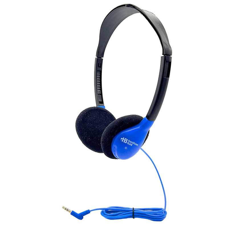 Personal Onear Stereo Headphone Blu (Pack of 6) - Headphones - Hamilton Electronics Vcom