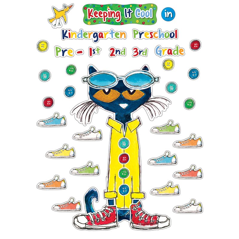 Pete The Cat Keeping It Cool Bbs (Pack of 3) - Classroom Theme - Teacher Created Resources