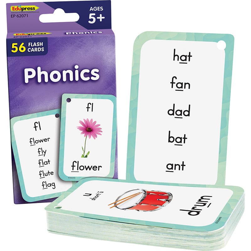 Phonics Flash Cards (Pack of 10) - Phonics - Teacher Created Resources