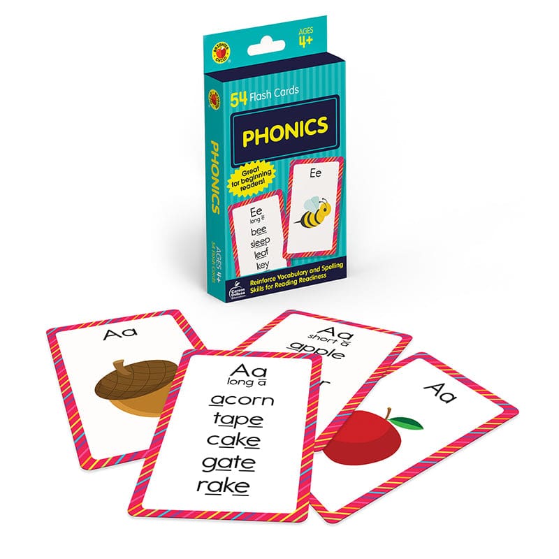 Phonics Flash Cards (Pack of 12) - Phonics - Carson Dellosa Education